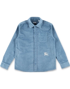 Детская футболка, синяя Burberry