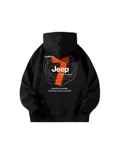 Детская толстовка, черная Jeep
