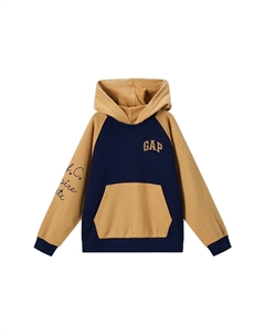 Детский свитшот, сине-желтый пэчворк Gap