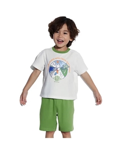 Повседневная спортивная одежда для детей 3-7 лет, бело-зеленая комбинация Gap