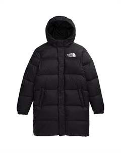 Куртка Nuptse Parka черная для подростков The north face
