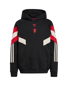 Толстовка с капюшоном HOODIES Manchester Black/Red для подростков Adidas originals