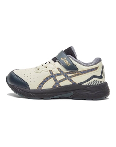 Детские беговые кроссовки Breathable Rebound Support Low Top для детей 3-7 лет, цвет экрю/серый Asics