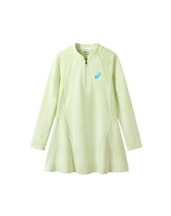 Детское платье для спортивных выступлений со светящимся эффектом зеленое подростковое, 8870 Светящийся зеленый Asics