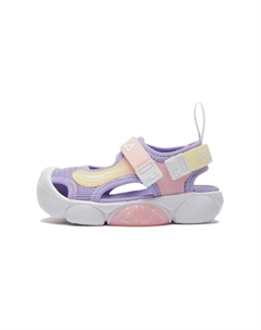 Скользоустойчивые противоударные износостойкие низкие детские ботиночки фиолетово-белые, лавандовый/FILA белый Fila kids