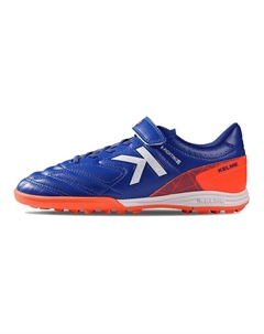 Антискользящие износостойкие низкие детские футбольные бутсы Royal Blue Orange Kids' Kelme