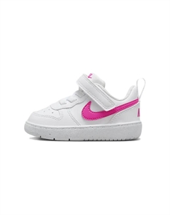 Court Borough Low Top Белые Розовые Детские Кроссовки Nike