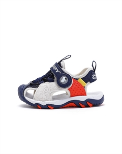 Антискользящие износостойкие детские сандалии темно-синие бежевые Kids' Snoopy