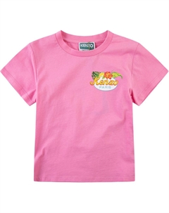 Детская футболка, розовая Kenzo