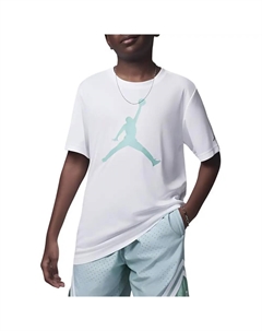 Футболка белая/восходящий изумрудно-зеленый для детей 3-7 лет Jordan