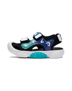 Фонарик Обувь, Бродни Детские Сандалии Черный Синий Возраст 3-7 лет, Черный/Морской Синий Fila kids