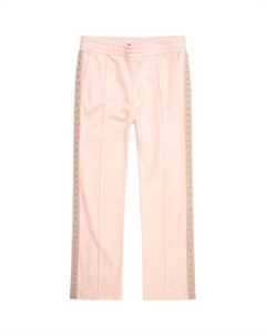 Вязаные спортивные штаны розовые детские Emporio armani