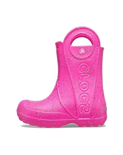 Водонепроницаемые детские сапоги розовые Kids', Hot Chili Powder Crocs