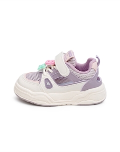 Детские противоскользящие дышащие сандалии Kids', бежево-красные Budding