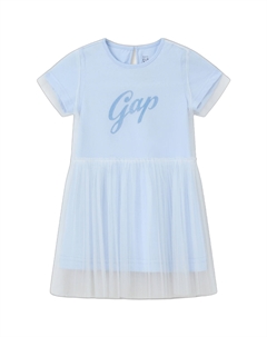 Детское платье для детей 3-7 лет, синее Gap