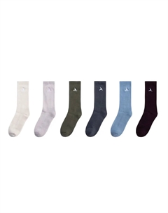 Носки 6 пар разноцветные для детей 3-7 лет, 6 пар (разноцветные) Jordan