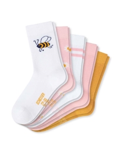 Носки, белый/розовый/желтый Schiesser