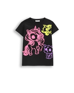Футболка, черный Coccodrillo