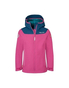 Куртка Bergen для девочек - дождевик, мультиколор Trollkids