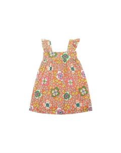 Детское платье SS23 для девочек, оранжевое Kids' Stella mccartney