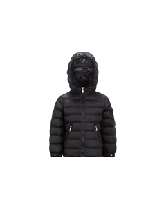Детская куртка с капюшоном и утеплителем пух черный Moncler