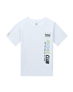 Детская футболка, белая Mizuno