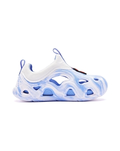 Дышащие противоскользящие детские сандалии бело-голубые для детей 3-7 лет Qiaodan