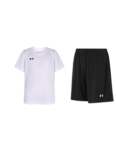 Повседневный спортивный костюм детский, комплект одежды (черный+белый) Under armour