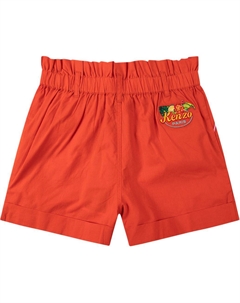 Шорты детские SS24 персиково-оранжевые Kenzo