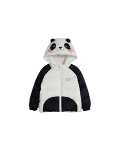 Детская куртка пуховая, черно-белая Gap