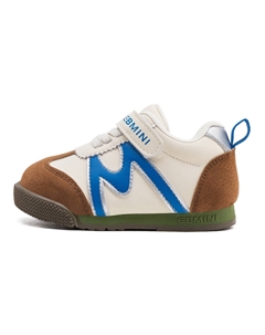 Детские туфли Baby, бежево-голубые Ebmini