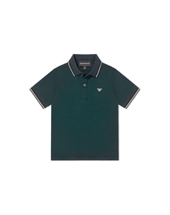 Футболка поло зеленая детская Emporio armani