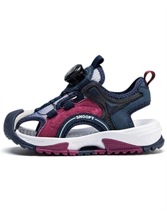 Скользостойкие противоударные износостойкие дышащие детские сандалии Dark Blue Kids' Snoopy