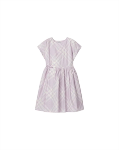 Детское платье, нежно-сиреневый лиловый Burberry