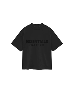 Футболка Jet Black/Jet Black Kids' Fear of god essentials