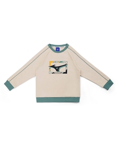 Детская толстовка, светло-бежевая Mizuno