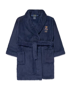 Детский халат для сна синий Polo ralph lauren