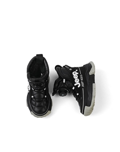 Детские зимние сапоги черно-белые Jeep