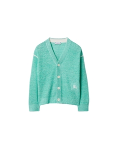 Свитер SS24 Бирюзовый Детский, Сине-Зеленый Burberry