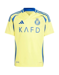 Футболка синяя с желтым для подростков Adidas