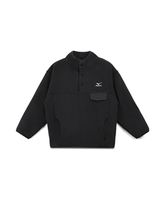 Детская толстовка, черная Mizuno