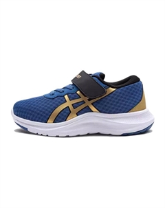 Детские беговые кроссовки Lazerbeam MH Breathable Rebound Support Low Top сине-золотого цвета Kids' Asics