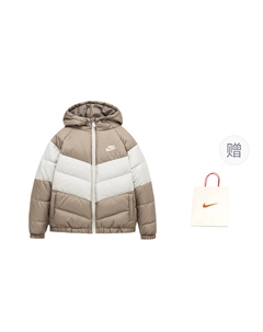 Пуховик Темный Хаки для детей 3-7 лет, Темный Хаки+Сумка для покупок Nike