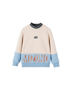 Свитшот для младших школьников, абрикосовый Mizuno