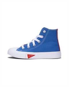 Chuck Taylor All Star Дышащие Прочные Детские Высокие Кроссовки из Хлопка Синий Красный для Детей 3-7 Лет Converse