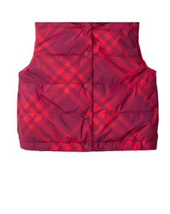 Детский жилет, красный Burberry