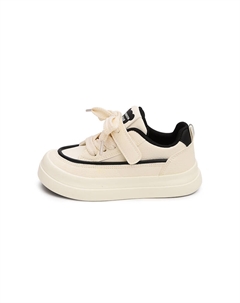 Противоскользящие противоударные износостойкие низкие детские скейтбординговые туфли Kids', бежевый хаки Budding