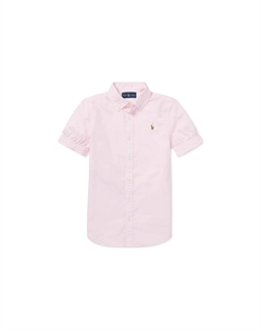 Детская розовая футболка поло SS22 Polo ralph lauren