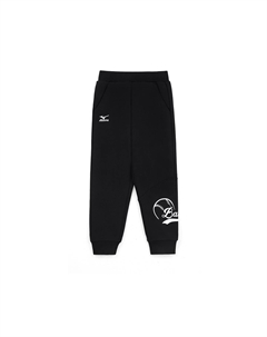 Трикотажные спортивные брюки детские, черные Mizuno