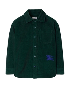 Детская футболка, тёмно-зелёная Burberry